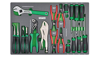 Tủ dụng cụ 7 ngăn 214 chi tiết Toptul GE-21409