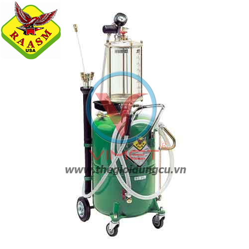 Thiết bị hút nhớt thải  bằng khí nén 115 lít Raasm 43115   