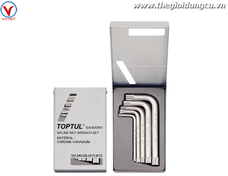 Bộ lục giác L  5 món TOPTUL GAAD0501