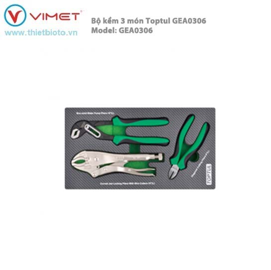 Bộ kềm 3 món Toptul GEA0306