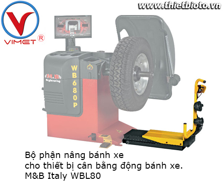 Bộ phận nâng bánh xe cho thiết bị cân bằng động bánh xe WBL80
