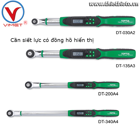 Cần xiết lực có đồng hồ Toptul DT-030A2