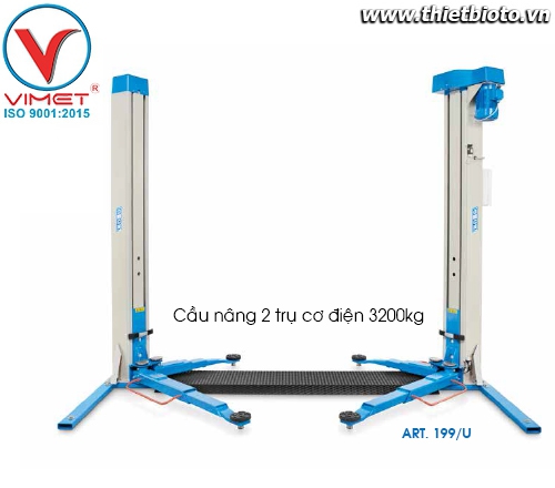 Cầu nâng 2 trụ cơ điện 3200kg OMCN