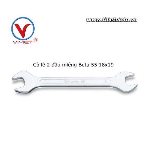 Cờ lê 2 đầu miệng Beta 55 18x19