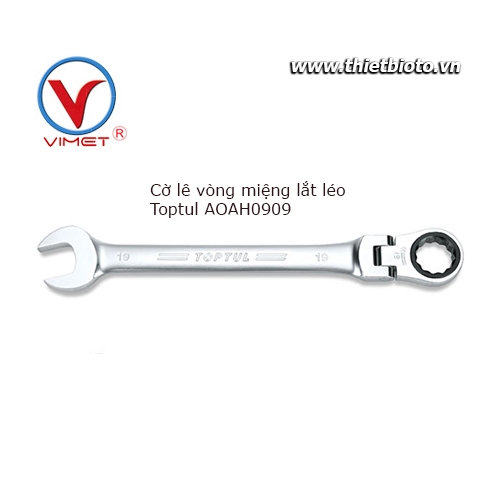 Cờ lê vòng miệng lắt léo Toptul AOAH0909