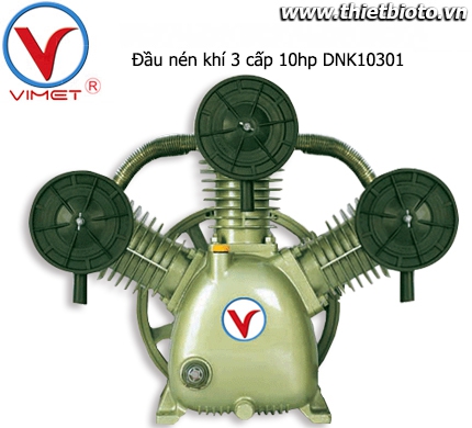 ​​​​​​​Đầu máy nén khí 3 cấp 10hp DNK10301