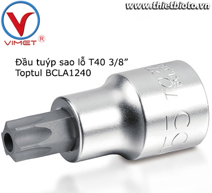 Đầu tuýp sao lỗ T40 3/8inch Toptul BCLA1240