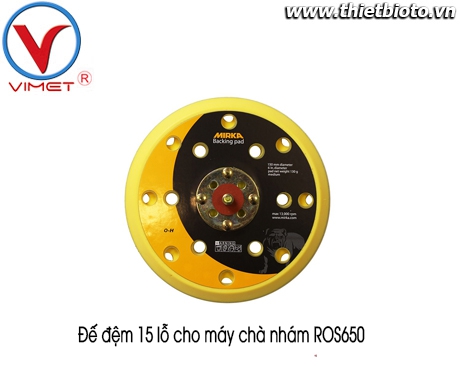 Đế đệm 15 lỗ cho máy ROS650 (phụ kiện máy mài)