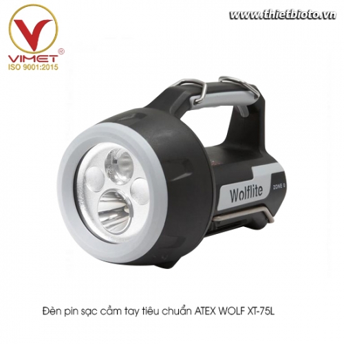 Đèn pin sạc cầm tay tiêu chuẩn ATEX WOLF XT-75L