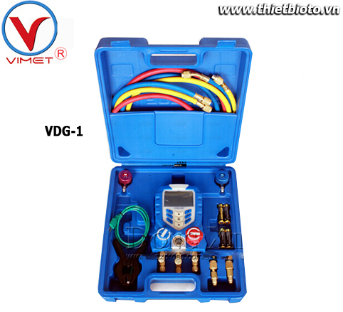 Bộ đồng hồ nạp gas lạnh điện tử Value VDG-1