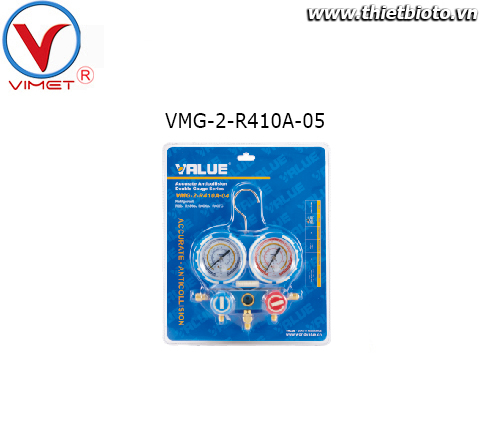 Bộ Đồng hồ nạp gas lạnh Value VMG-2-R410A-05