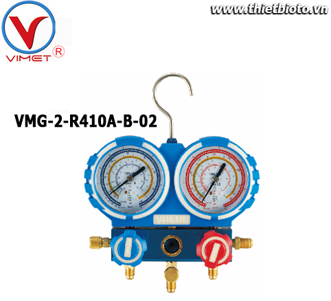 Đồng hồ nạp gas lạnh Value VMG-2-R410A-B-02