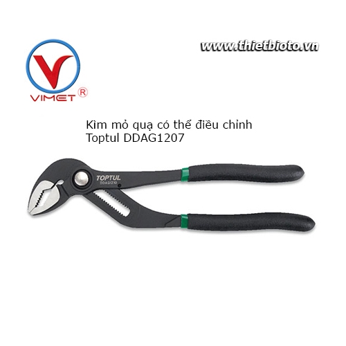 Kìm mỏ quạ có điều chỉnh Toptul DDAG1207