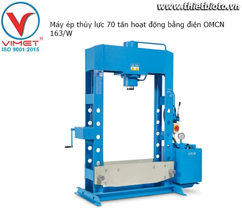 Máy ép thủy lực 70 tấn hoạt động bằng điện OMCN 163/W