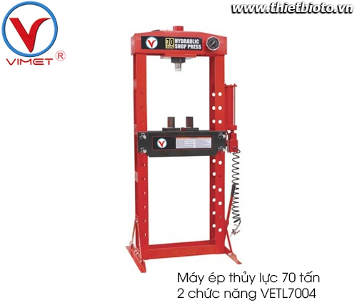 Máy ép thủy lực hai chức năng 70 tấn VETL7004