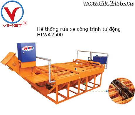 Máy rửa xe công trình tự động HTWA2500