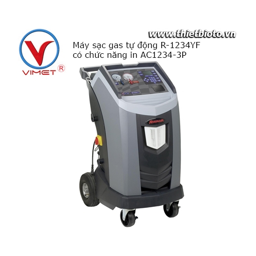 Máy sạc gas tự động R-1234YF có chức năng in AC1234-3P