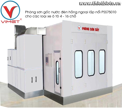 Phòng sơn gốc nước đèn hồng ngoại PSS74011