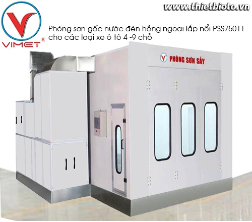 Phòng sơn gốc nước đèn hồng ngoại PSS74010