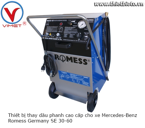 Thiết bị thay dầu phanh cao cấp Romess SE 30-60
