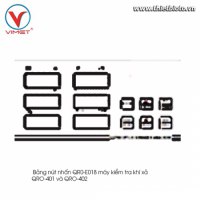 Bảng nút nhấn máy kiểm tra khí xả QRO-401 và QRO-402
