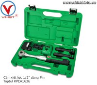Bộ cần siết lực dùng Pin 1/2 Toptul KPEA1636