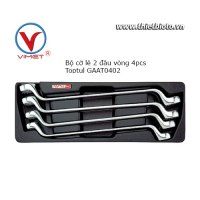 Bộ cờ lê 2 đầu vòng 4 chi tiết Toptul GAAT0402