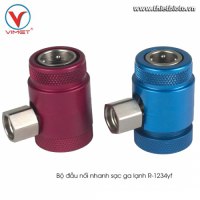 Bộ đầu nối nhanh sạc ga lạnh R-1234yf