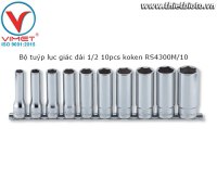 Bộ tuýp lục giác dài 1/2 10pcs koken RS4300M/10