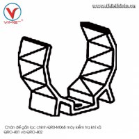 Chân đế gắn lọc chính máy kiểm tra khí xả QRO-401 và QRO-402