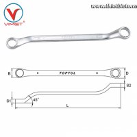 Cờ lê 2 đầu vòng toptul AAEH3842