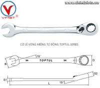 Cờ lê vòng miệng tự động 1/2 TOPTUL ADAA1616