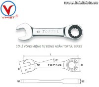 Cờ lê vòng miệng tự động ngắn 16mm TOPTUL AOAB1616