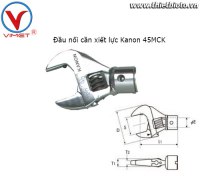 Đầu nối cần xiết lực Kanon 45MCK