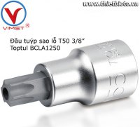 Đầu tuýp sao lỗ T50 3/8inch Toptul BCLA1250