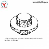 Khớp nối trung gian lọc chính máy kiểm tra khí xả QRO-401 và QRO-402