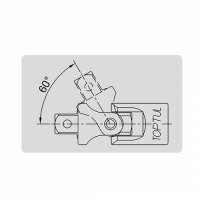 Khúc nối lắc léo Toptul CAHA0840