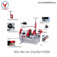 Máy tiện ren ống Rex N100A