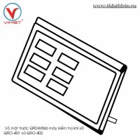 Vỏ mặt trước máy kiểm tra khí xả QRO-401 và QRO-402