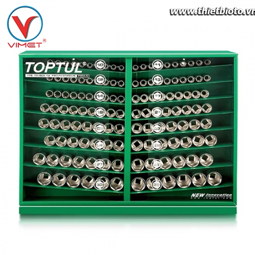 Tủ đựng tuýp 131 chi tiết Toptul GAAY0006