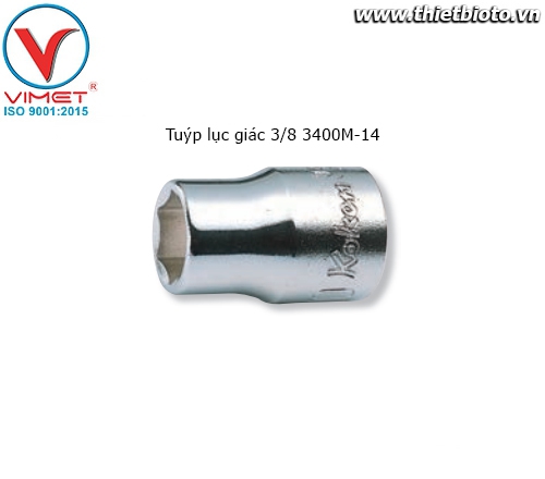 Tuýp lục giác 3/8 3400M-14